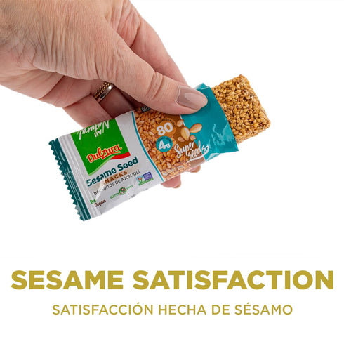 Dulzura Sesame Seed Snacks - Crunchy Snack Crackers, 3 oz (Pack of 1)