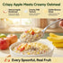 xapuo 500g 3 Chia Seeds Apple Banana Milk Oatmeal, Instant Hot Cereal, Ways To Prepare, Quick Breakfast For Home Office