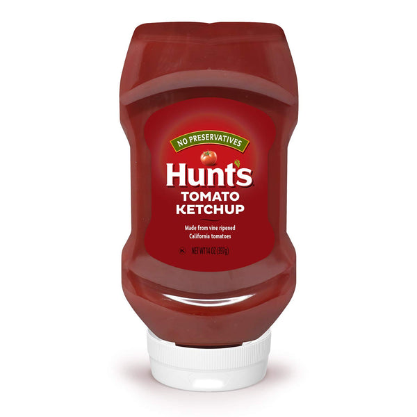 Hunts Tomato Ketchup, 14-oz. Squeeze Bottle (Pack of 12)
