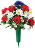 Set 2 OakRidge Patriotic Bouquet Memorial