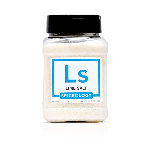 Spiceology Lime Salt Tangy Citrus Sea Salt Seasoning for Cocktails, Margaritas, Guacamole,