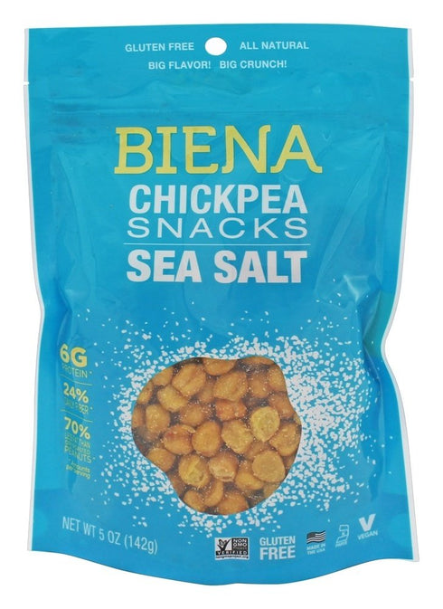 Biena - Gluten Free Chickpea Snacks Sea Salt - 5 oz(pack of