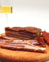 8-10 oz Fortuna's Calabrese Pancetta - Naturally Dry Cured Pork Belly with True Calabrian Hot & Sweet Pepper.