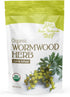 Halo Naturals 4 Packaged (Pack 1) Organic Wormwood Herb Cut & Sifted, Ounces (Artemisia Absinthium) USDA Certified