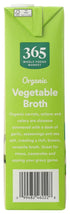 365 32 Oz by Whole Foods Market, Organic Vegetable Broth, Fl