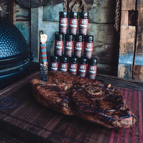 Bearded Butcher Bold Blend, 6 oz - Ideal for Seasoning Steaks, Burgers, & More, Low Calorie & No MSG