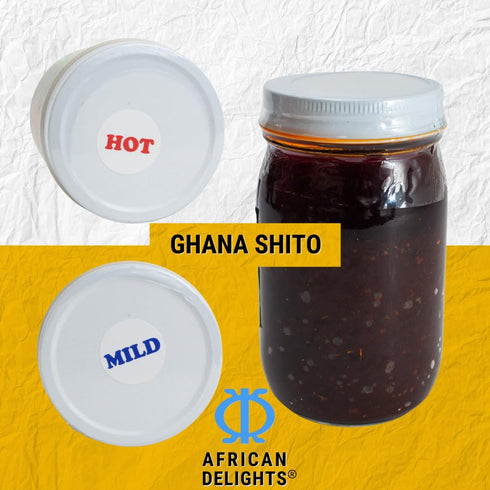 (8 oz Special Shito |Shrimp Sauce Hot Sauce |Ghana Shito | Premium Blend of Shrimp | Fish Powder |Spices & Hot Dried