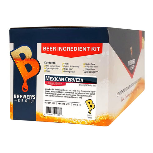 Brewer's Best 5 Home Brew Beer Ingredient Kit - Gallon (Mexican Cerveza)