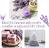 25g Packed Dried Lavender Flower Buds Edible Culinary Grade for Tea, Baking, Aromatherapy & Crafting in Plastic Jar