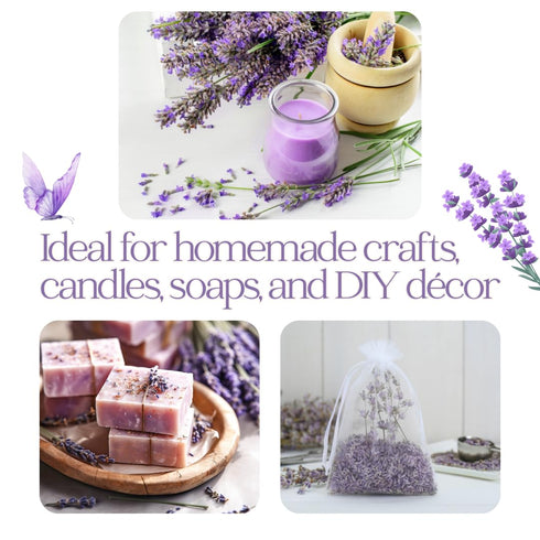 (150grams,5.29 oz) Dried Lavender Flower Buds Edible Culinary Grade for Tea, Baking, Aromatherapy & Cocktails Premium