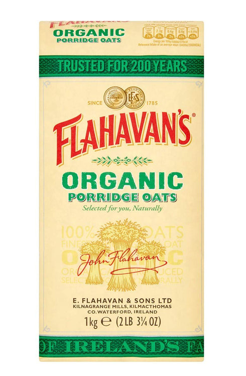 Flahavans Organic Porridge Oats 1000g