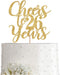 Gold Glitter Cheers to 26 Years Cake Topper, Happy 26th Birthday Decorations, Birthday Party Supplies