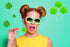 500-Pack 8-Gram (500-Pack) St. Patrick's Day Green Shamrock Lollipops, Individually Wrapped Green Apple Flavor