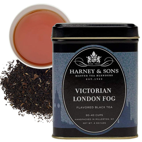 Harney & Sons Victorian London Fog, 4oz Loose Leaf Black and Oolong