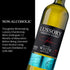 0.0% (750ml, 2 Lussory Premium Chardonnay Alcohol Removed Dealcoholized Non Alcoholic White Wine From Spain, Low