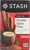 Stash Tea Double Spice Chai Black Tea, 18 Count Tea Bags in