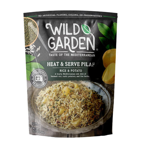 Wild Garden Heat and Serve Pilaf, Rice & Potato, Fully Cooked, Ready