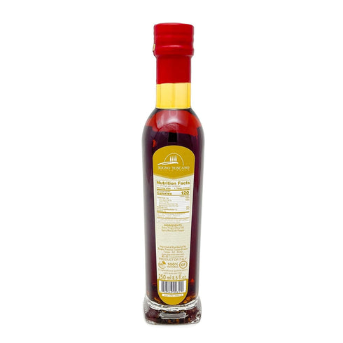 Sogno Toscano 100% 250 ml 8.5 oz (2) Calabrian Chili Infused Oil, Calabrian Peppers Infused with Extra Virgin Olive Oil
