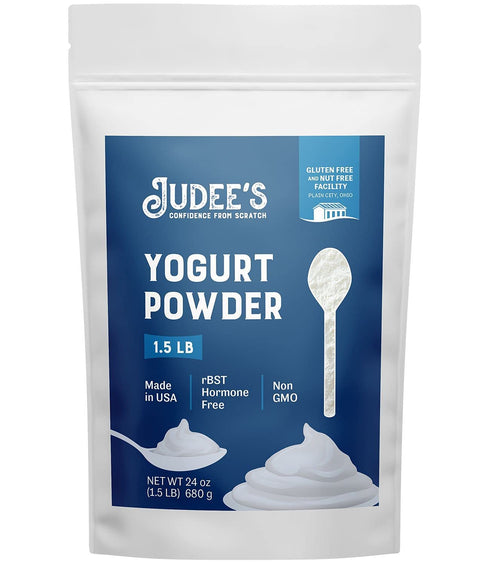 Judee's Gluten Free Nonfat Yogurt Powder - Gluten-Free Starter Culture - Smoothies