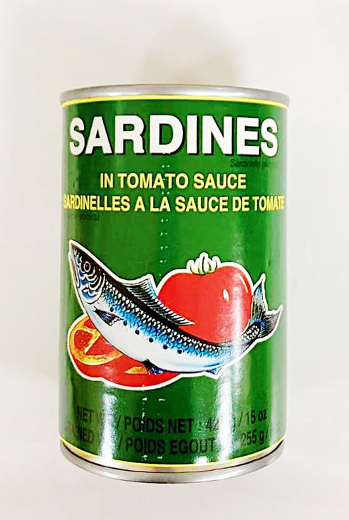 Generic 15 oz Pack 4 Sardines in Tomato Sauce, Can