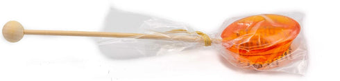Sweet Stirs Pack 10 Original Flavored American Honey Spoons on Wooden Sticks Gift of (Orange Blossom)