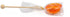 Sweet Stirs Pack 10 Original Flavored American Honey Spoons on Wooden Sticks Gift of (Orange Blossom)