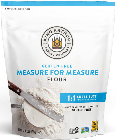 King Arthur Measure for Measure Flour, Certified Gluten-Free, Non-GMO Project Verified, 3 Pounds