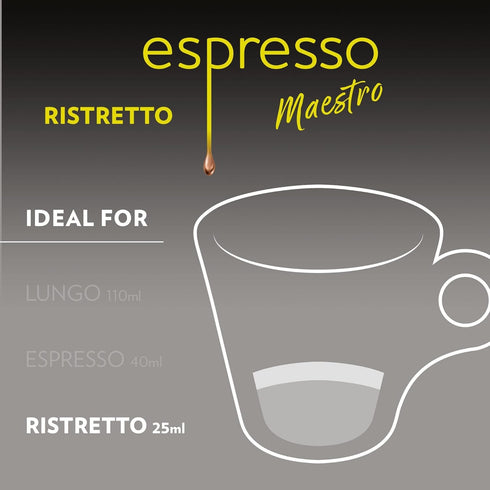 10 Count (Pack 6) Lavazza Lavazza Ristretto Noble Dark Roast Coffee Capsules Compatible with Nespresso Original