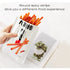 NERSQELX 78g (Pack 2) Spicy Strips - Spicy Gluten Latiao, Chinese Special Casual Snack Food, Made From