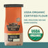 100% 5 lbs Fairhaven Mill Fine Ground Whole Wheat Bread Flour - USDA Organic Certified and Whole Grain - Superior
