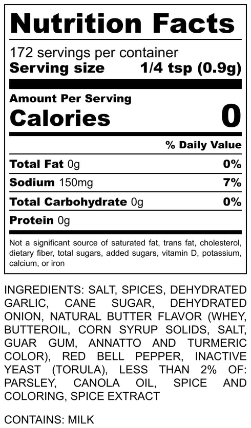 Hi-West Buttery Herb BBQ Seasoning Rub, Montana, 5.5oz