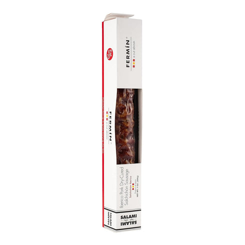 Fermin Salchichon Dry-Cured Iberico Sausage, 7 oz | Premium Spanish Charcuterie Made
