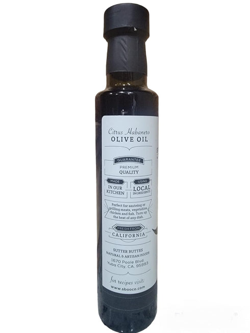 Sutter Buttes 8.5 OZ. CITRUS HABANERO INFUSED OLIVE OIL FL.