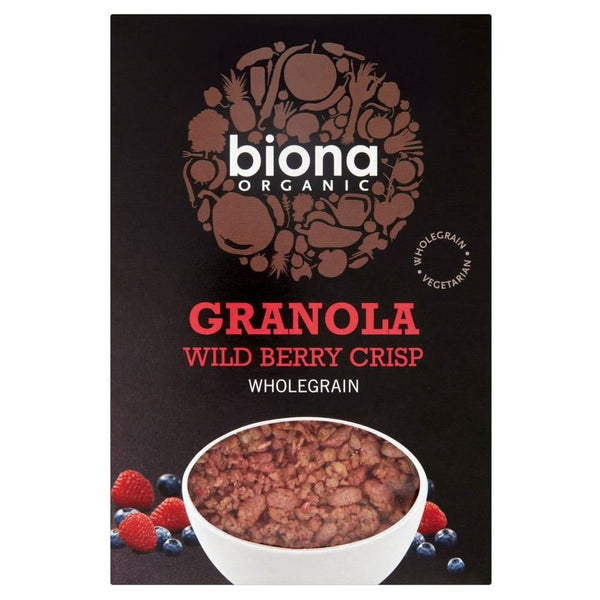 Biona Organic Wild Berry Crispy Granola (375g) - Pack of 2