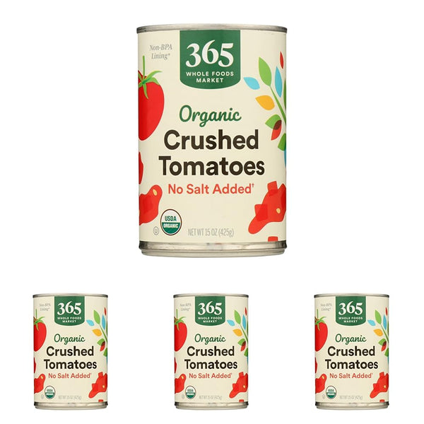 365 by Whole Foods Market, Tomatoes Crushed No Salt Added Organic, 15
