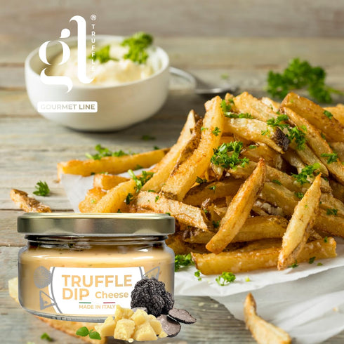 7 oz, GL Truffle GOURMET LINE GL Truffle & Cheese Dip, Spreadable Gourmet Truffle & Cheese, Made in Italy