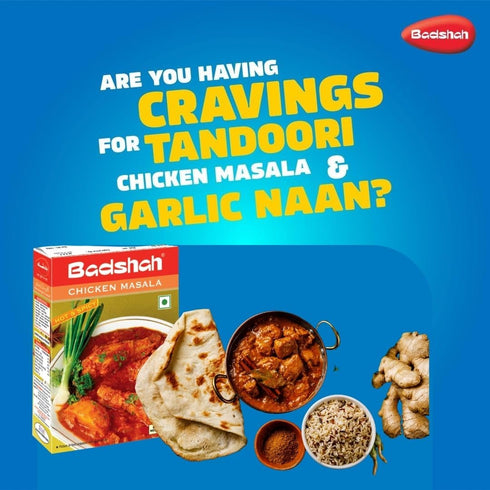 Badshah 3.5-ounce Masala, Chicken Masala Hot & Spicy, Box