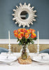 12 KaBloom - Orange Roses with vase - Fresh Flowers for Birthday, Valentine's & Mother's Day