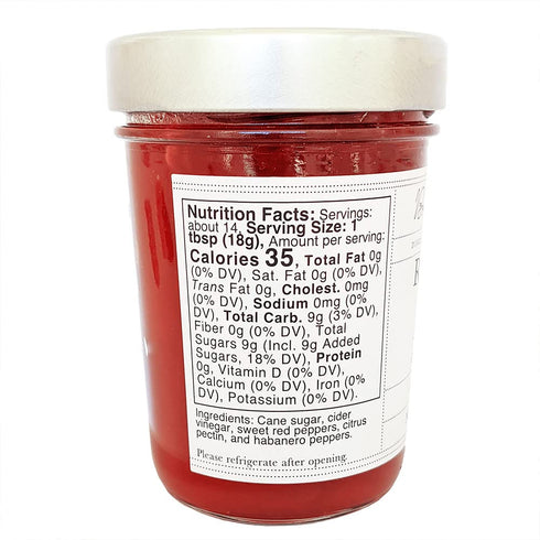 17.5 oz, (2-Pack) Bonnie's Jams Red Pepper Jam, Zesty and Delicious, Perfect Pairing for Creamy or Sharp Cheese