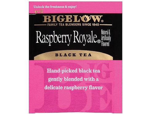 Bigelow Raspberry Black Tea, 0.34 lbs, 28/Box