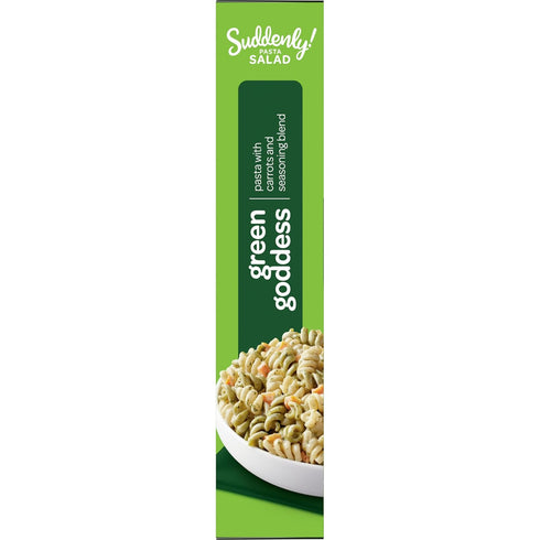 7.5 Oz (12-Pack), Suddenly Salad Green Goddess Pasta Salad, Quick and Easy Dish, Carrots and Seasoning Blend, Just Add