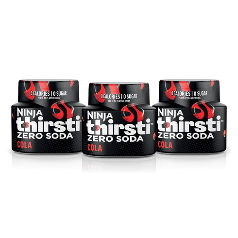 Ninja Thirsti Flavored Water Drops, ZERO SODA Cola, Classic Soda Flavors, Sparkling