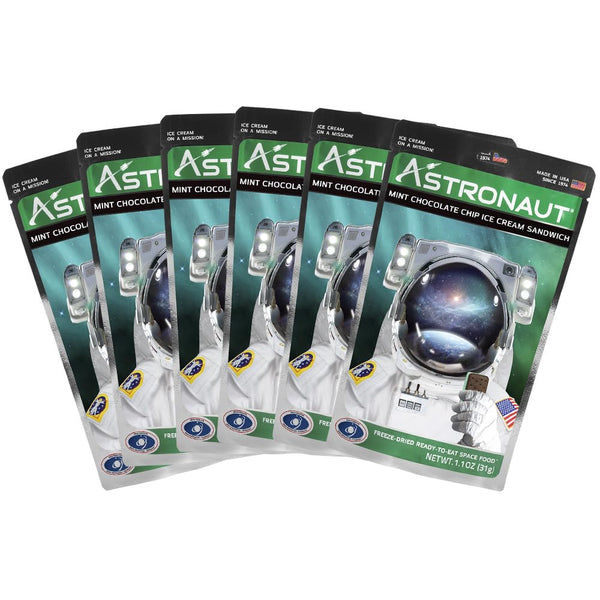 Astronaut Foods Freeze-Dried Ice Cream Sandwich, NASA Space Dessert, Mint Chocolate Chip,