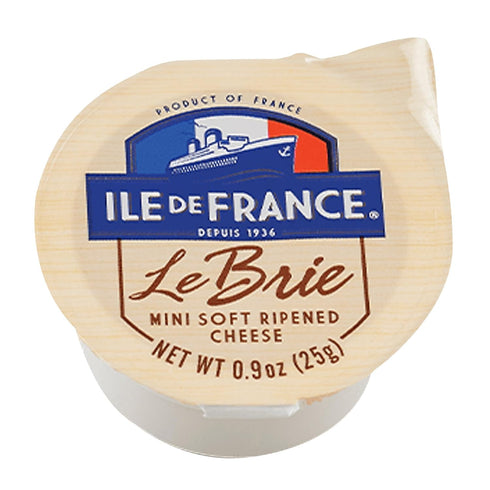 Generic -0.9 oz- Pack 10 Ile De France Imported Brie Bites Cheese from France