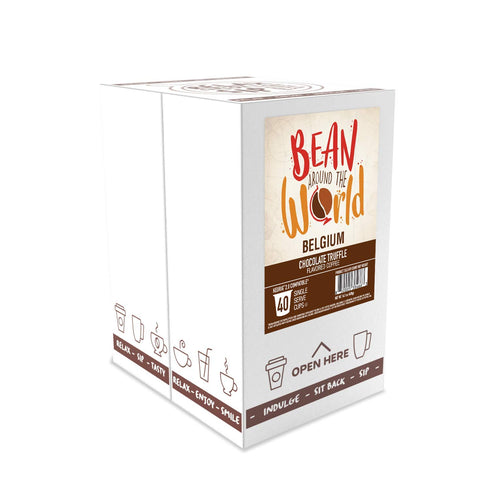 2.0 40 Count (Pack 1) Bean Around The World Flavored Coffee Compatible With Keurig K Cup Brewers, Chocolate Truffle