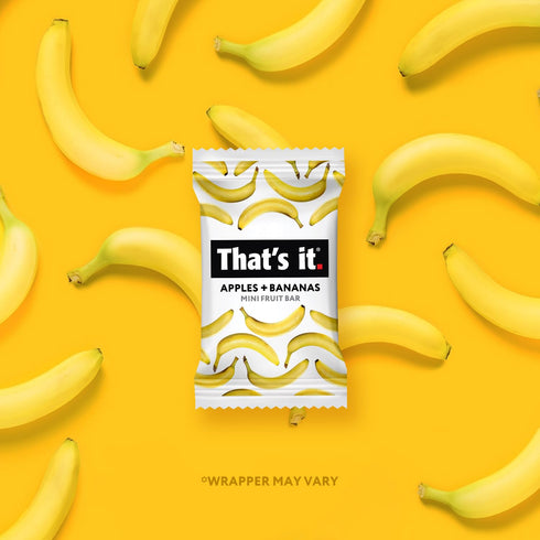 Pack (50 10g Thats it. Fun Size Fruit Bars Variety Pieces, Each), Non-GMO, Kosher, Gluten Free, Breakfast Snacks