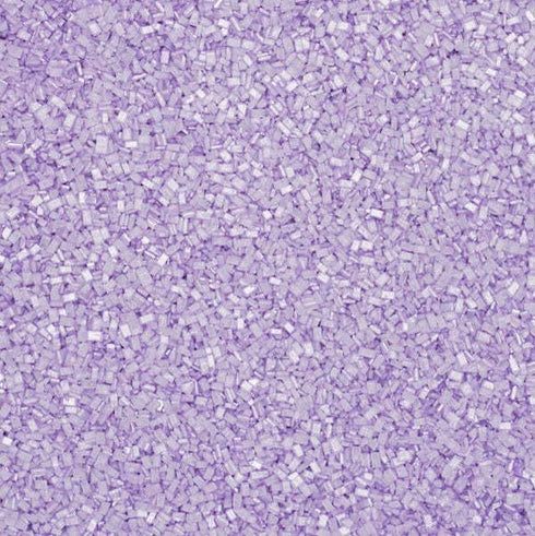 LIGHT PURPLE Sugar Crystals - 4 oz shaker jar - Edible Sugar