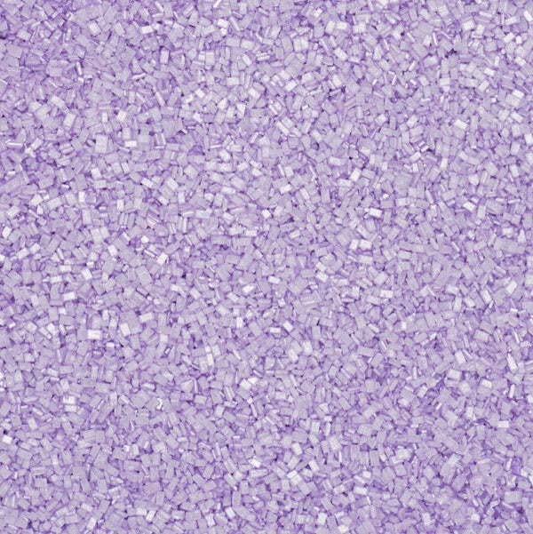 LIGHT PURPLE Sugar Crystals - 4 oz shaker jar - Edible Sugar