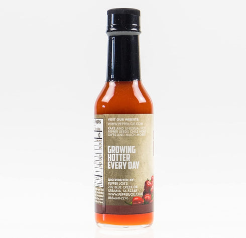 5 Pepper Joes Garlic Habanero Hot Sauce Gourmet Roasted Garlic Hot Sauce with Red Habanero Peppers Mild Heat