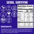 2 Pack 3 Righteous Felon Beef Jerky - Seoul Survivor Jerky - Gluten-Free Snacks - All-Natural, Locally Sourced & Dried